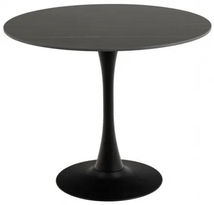 TULTA 90 okrúhly jedálenský stôl Čierna