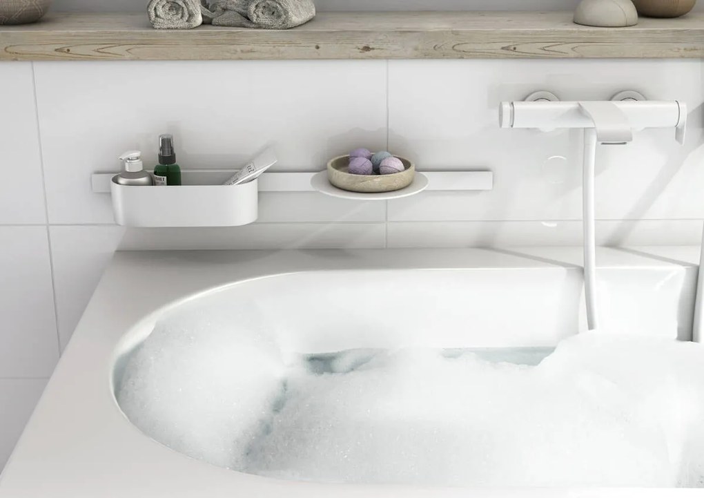 Hansgrohe WallStoris, sada k vani, biela matná, HAN-27966700