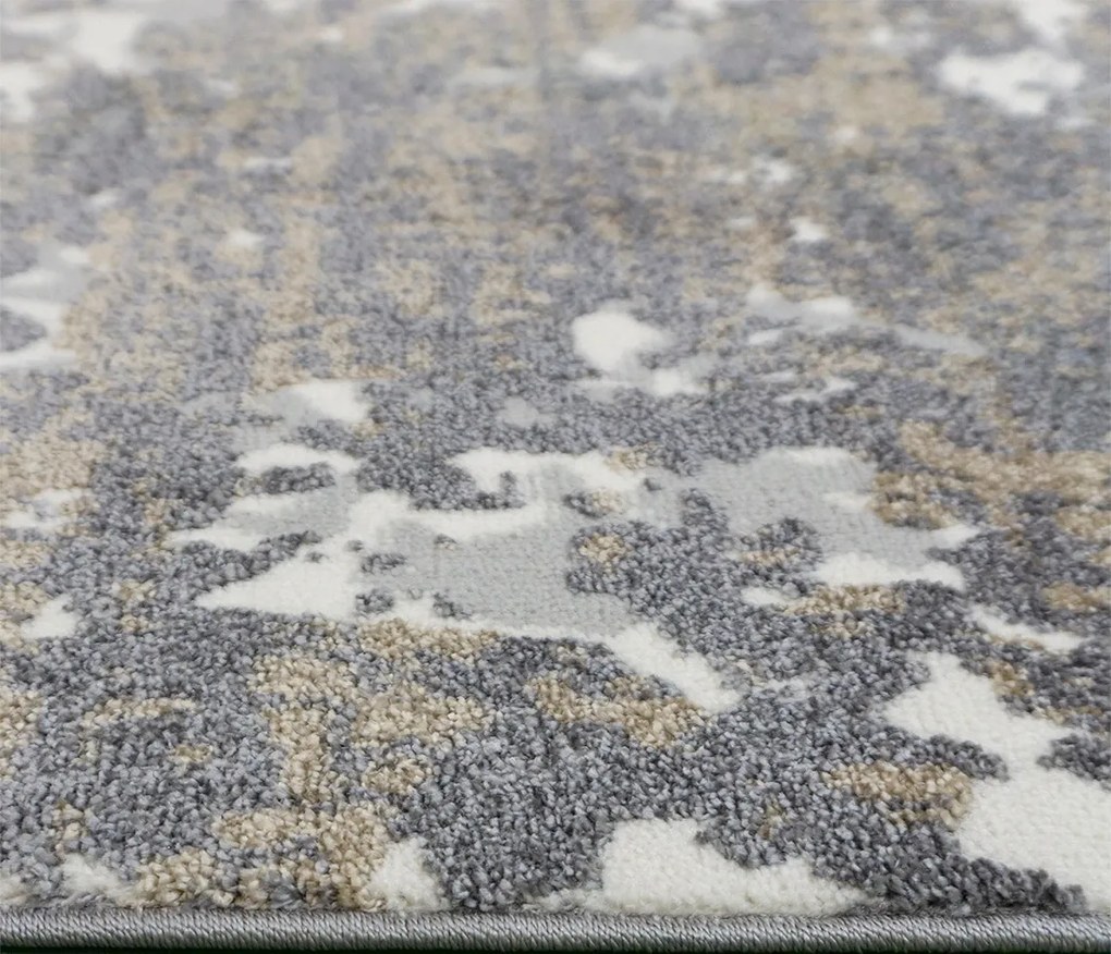 BE Koberec Siesta 1150 BEIGE GREY – sivý obdĺžnikový Rozmer: 60x100 cm