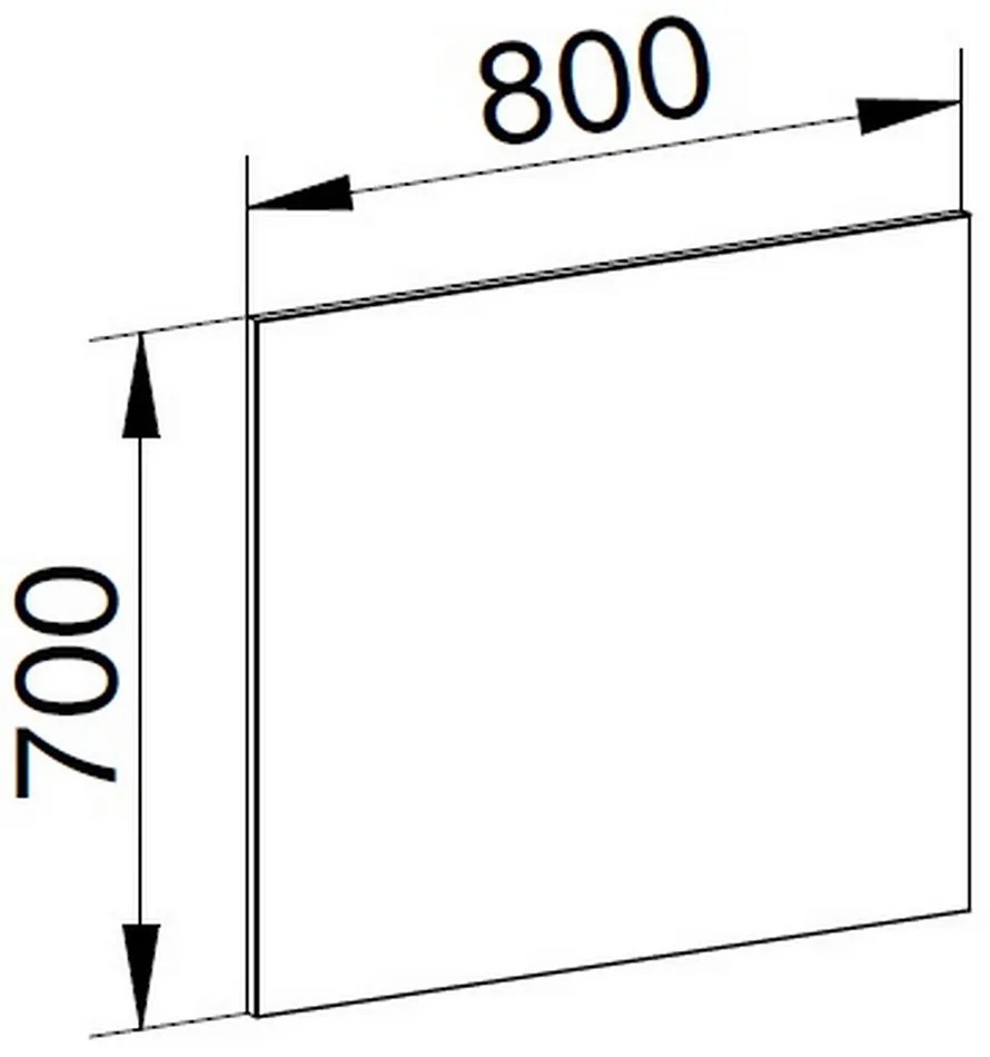 Mereo Mereo, Zrkadlo na bielej doske, MER-CN693