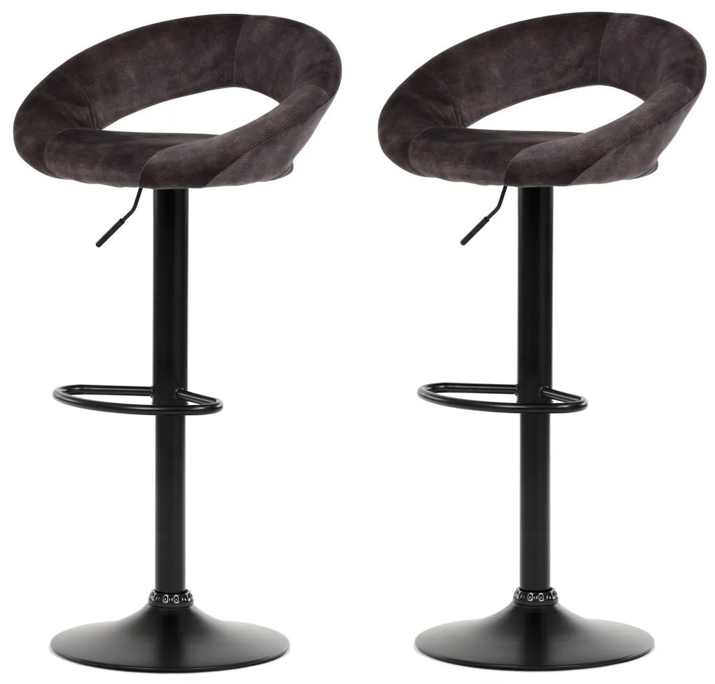 Súprava barových stoličiek AUB-822 BR4, 2 ks