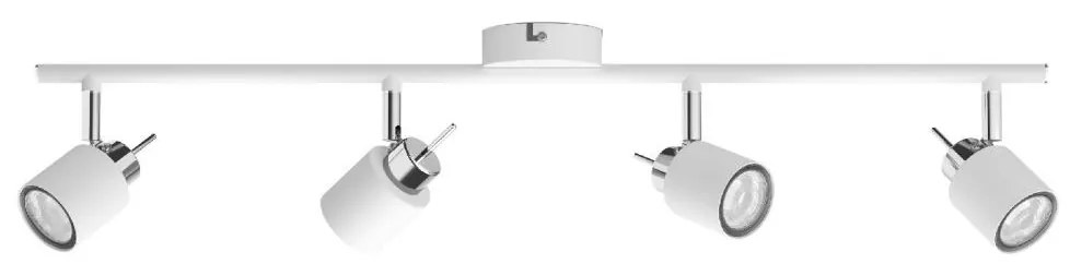 Philips - Bodové svietidlo MERANTI 4xGU10/35W/230V biela