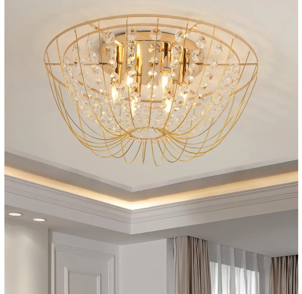 Brilagi - Prisadený luster VASTERAS 6xE14/40W/230V pr. 60 cm