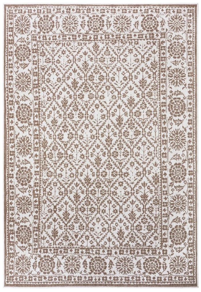 NORTHRUGS - Hanse Home koberce Kusový koberec Twin-Wendeteppiche 105432 Linen – na von aj na doma - 80x150 cm