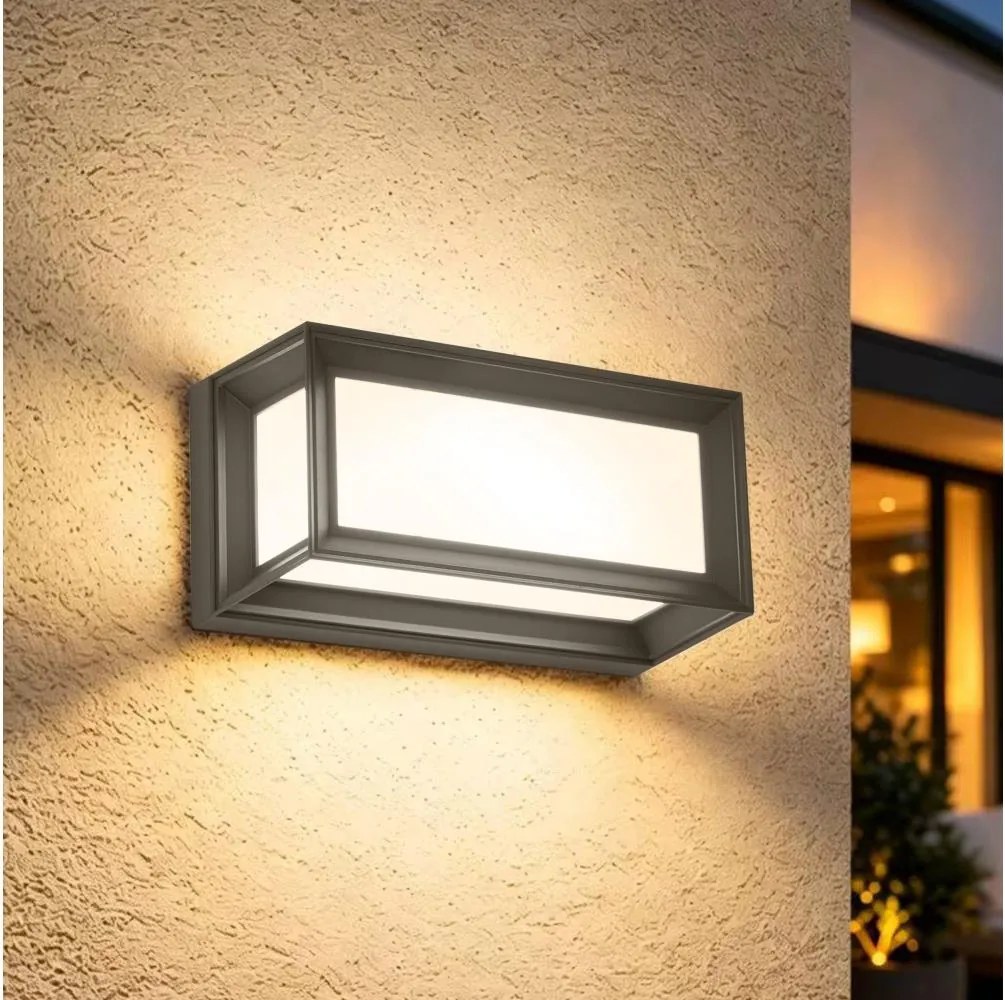 Brilagi - LED vonkajšie nástenné svietidlo PARKER LED/12W/230V 3000/4500/6000K antracit IP44