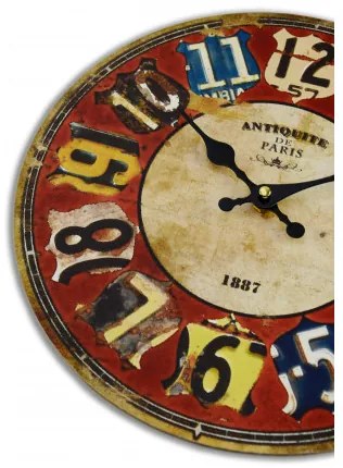 Hodiny drevené 30x30 17AC005