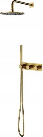 Podomietkový Sprchový Stĺp S Zlatou Batériou, Kompletná Sada