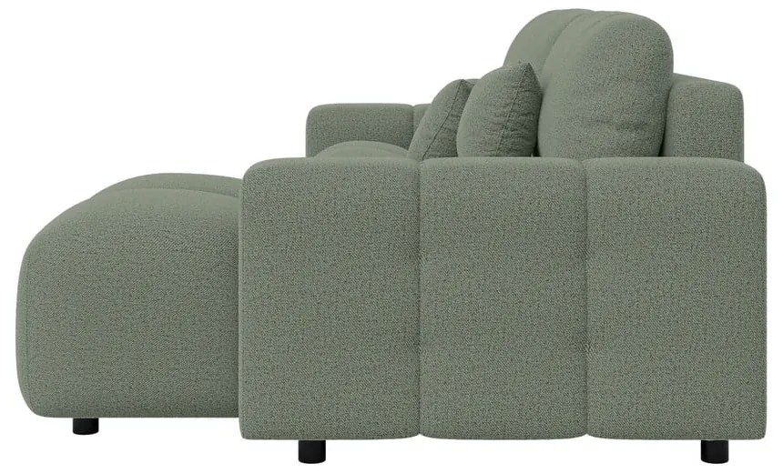 Svetlozelená rozkladacia rohová pohovka (variabilná) Luki – Ropez