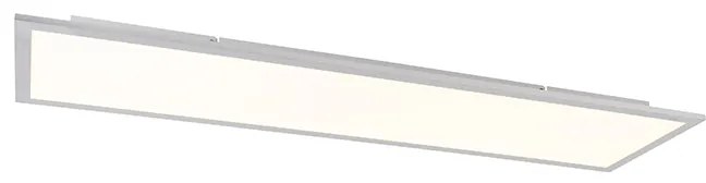 Oceľové stropné svietidlo 120 cm vrátane LED s diaľkovým ovládaním - Liv