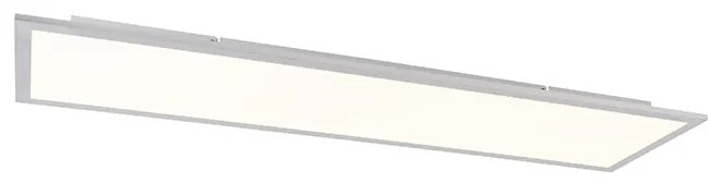 Stropné oceľové svietidlo 120 cm vrátane LED s diaľkovým ovládaním - Liv