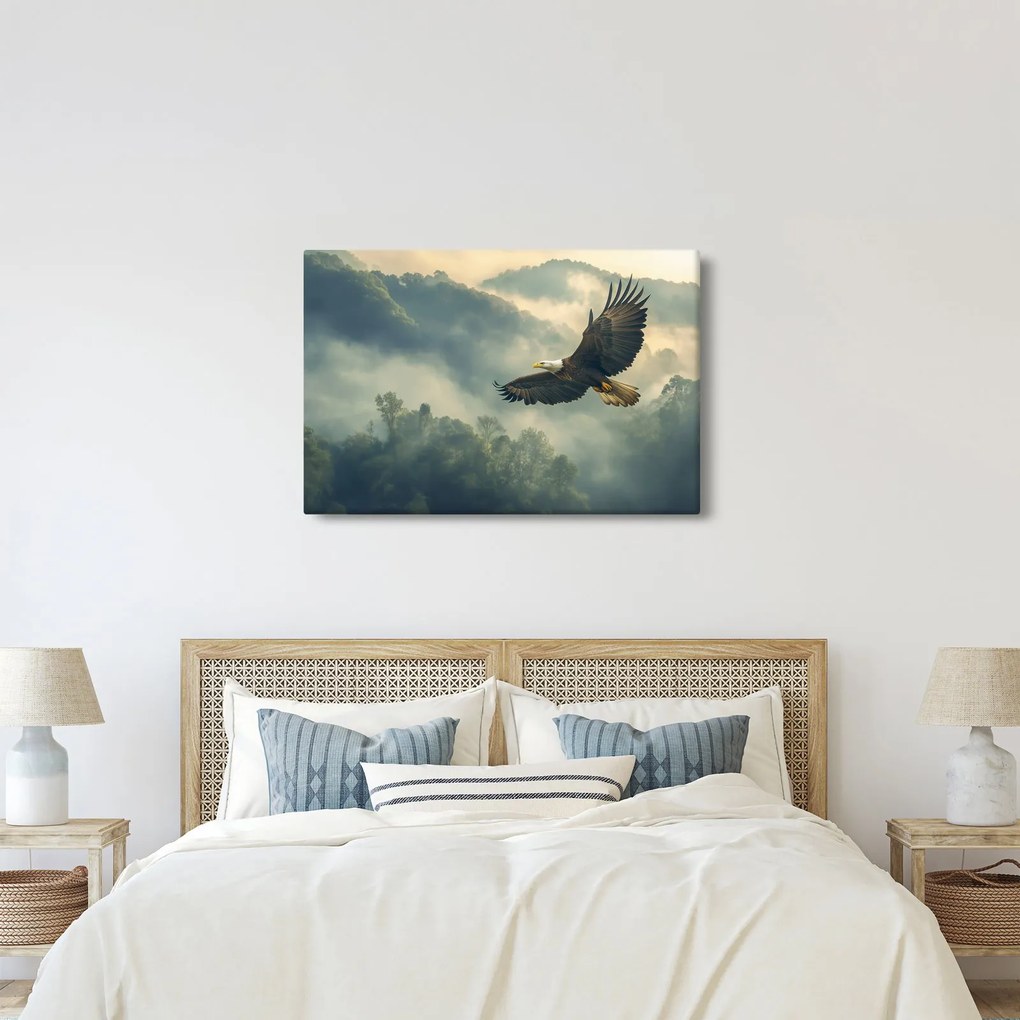 Obraz - Letiaci orol (90x60 cm)