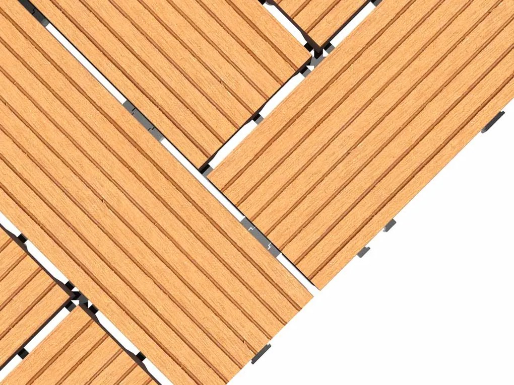 WPC dlaždica LEGI STYLE 30 x 30 cm, teak