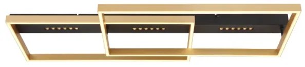 Globo 48461-54 - LED stropné svietidlo LUFFY LED/54W/230V čierna/zlatá