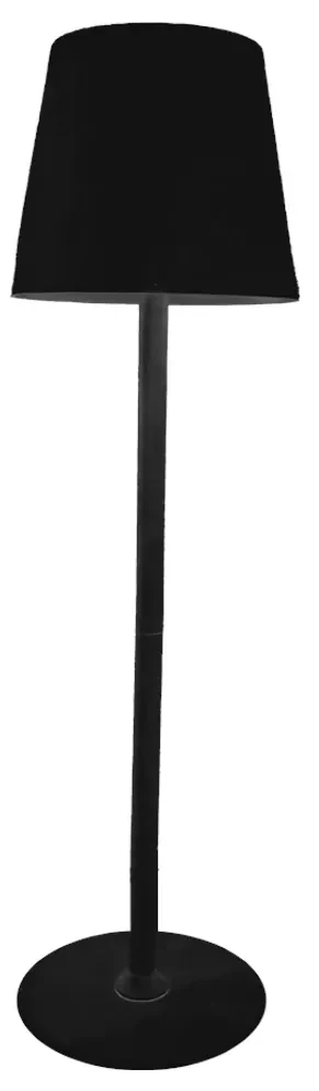 Stolná lampa Toscana, 1x čierne PVC tienidlo, b