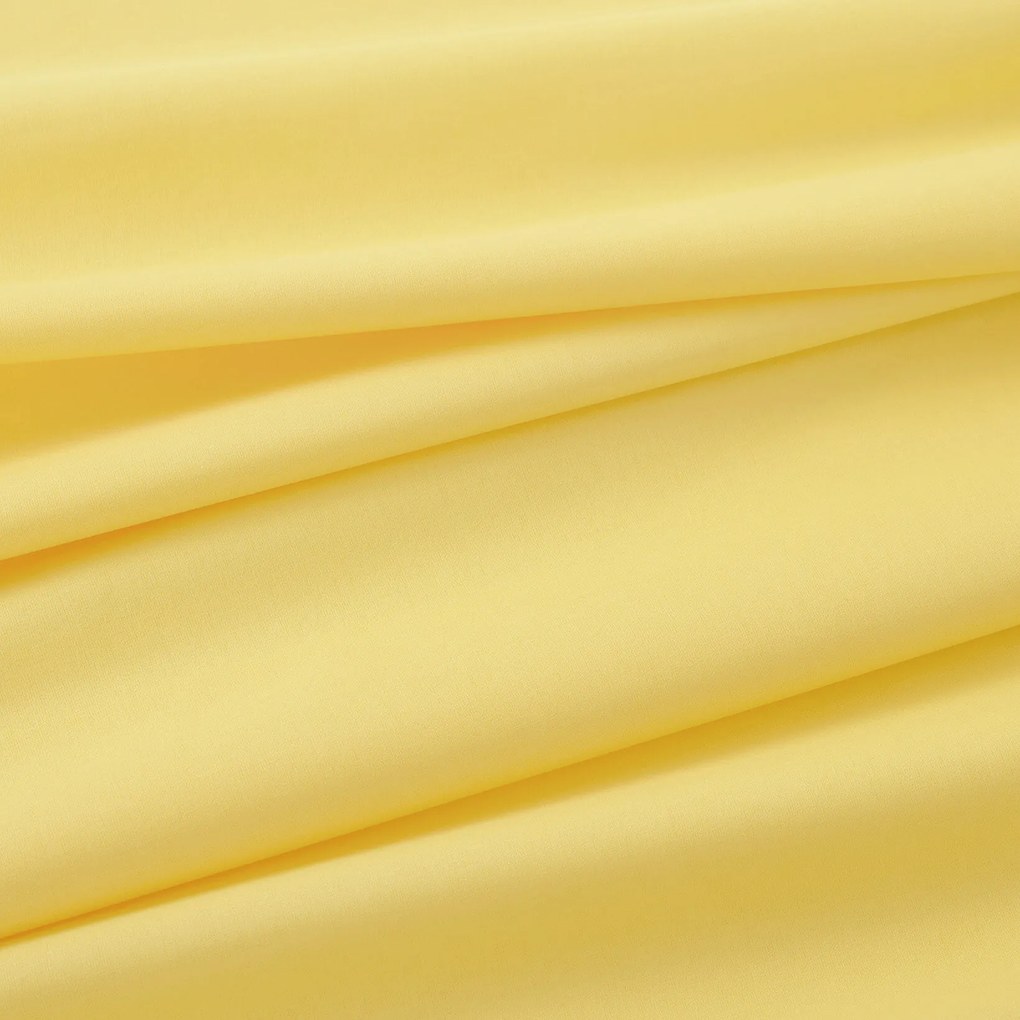 Goldea hranatý obrus 100% bavlnené plátno - žltý 100 x 140 cm