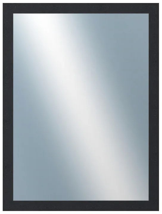 DANTIK - Zrkadlo v rámu, rozmer s rámom 60x80 cm z lišty 4020 čierna (2769)