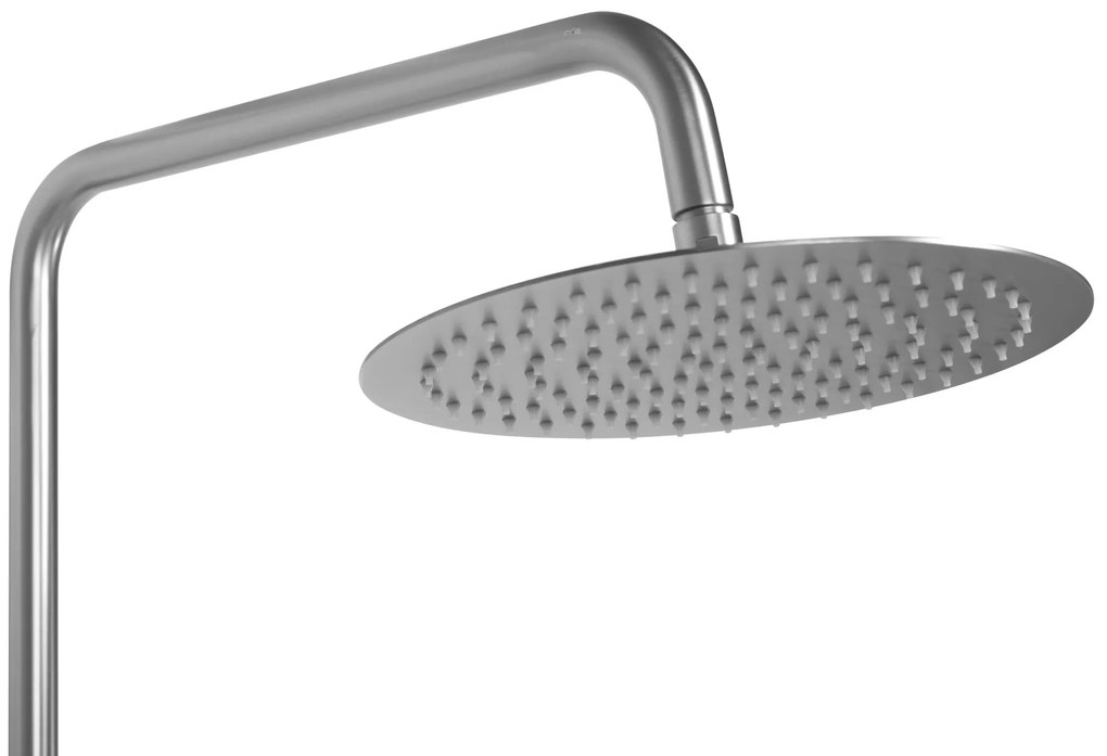 Rea Vincent, sprchový set s termostatickou batériou a dažďovou hlavicou 25cm, nikel matný, REA-P6603