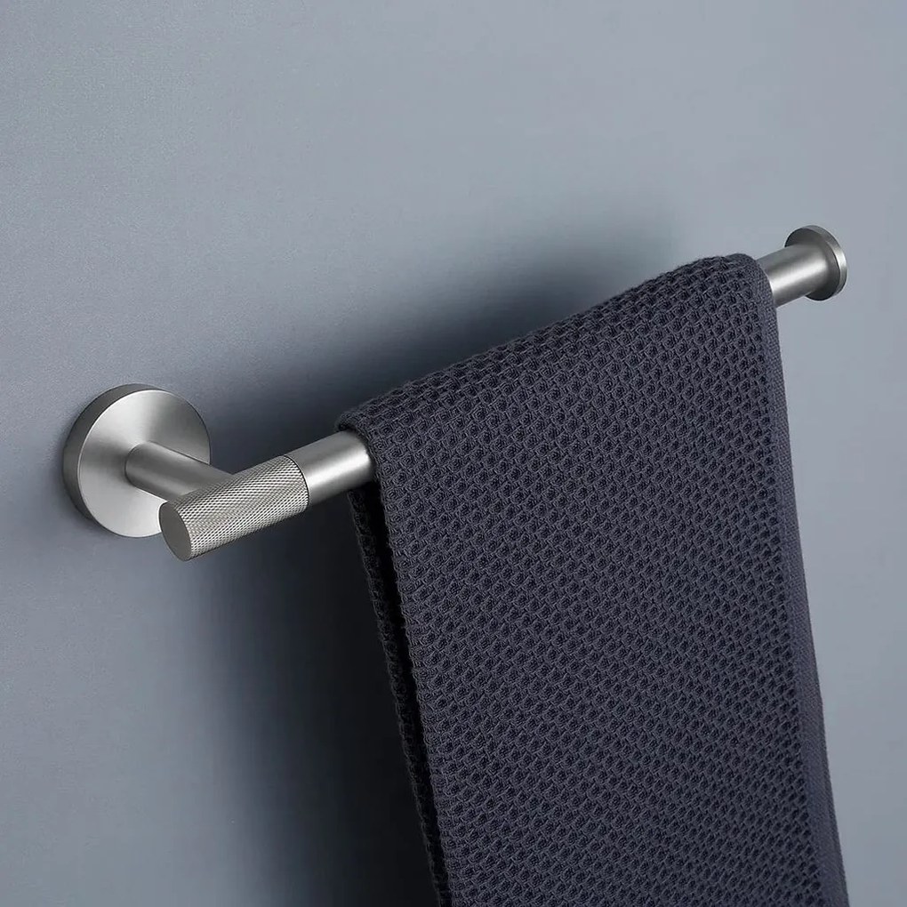 Rea Modern, kúpeľňový vešiak na uterák 26,5cm, 6610a, brúsená oceľ, REA-98014