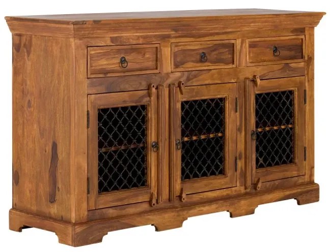 furniture-nabytek.cz - Příborník Merlin 150cm s kovovými dvířky