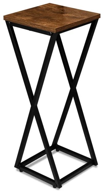 Stojan na kvety KONEL RUSTIC čierny 62 cm