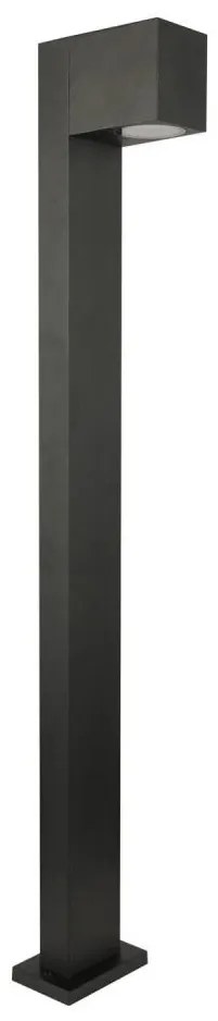 Vonkajšia lampa BOSTON 1xGU10/10W/230V 80 cm IP54 čierna
