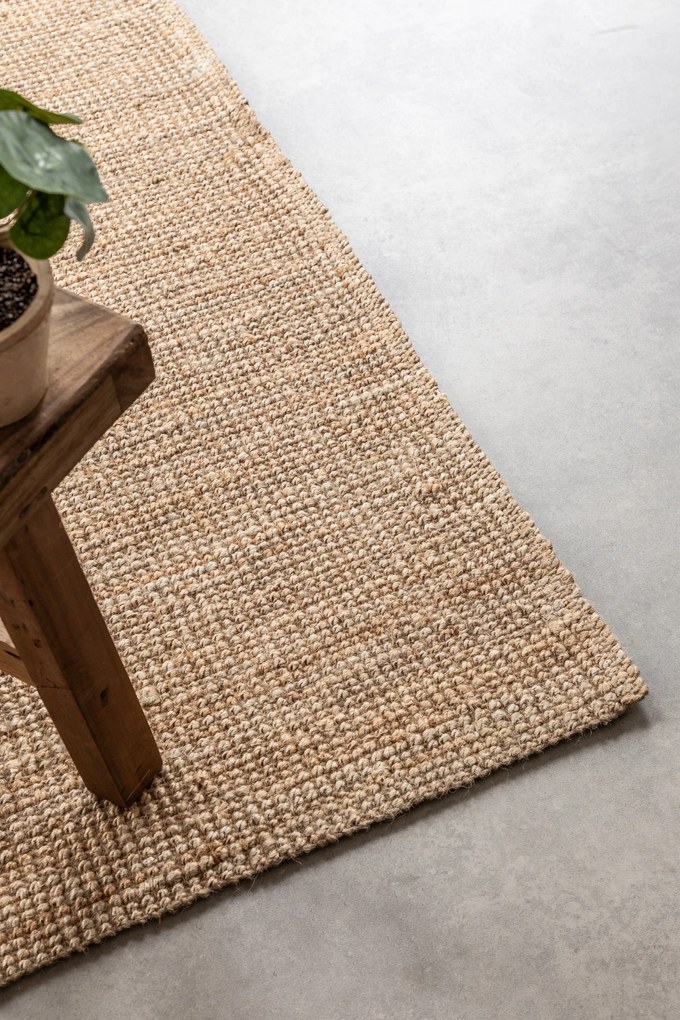 Hanse Home, Behúň Bouclé Jute 105974 Natural Golden, 80x200, béžová, chodba / predsieň