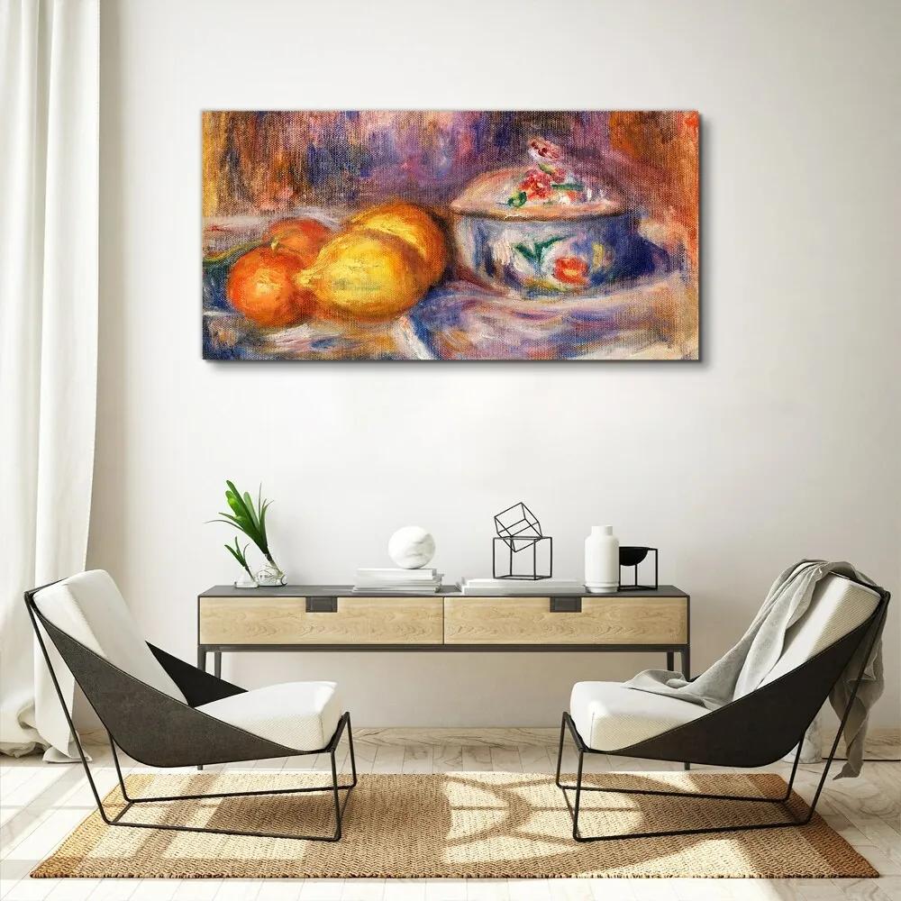 Obraz na plátne Citrón ovocie pomaranče