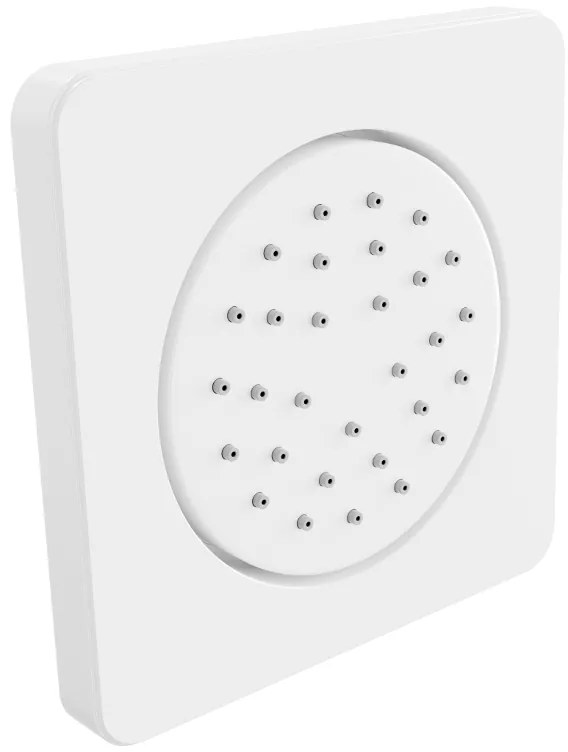 Mexen - podmietková sprchová tryska, štvorcová, 130x130 mm, biela, 79366-20