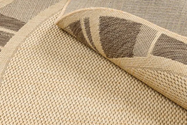 Koberec SIZAL FLOORLUX 20195 mais / coffee kruh