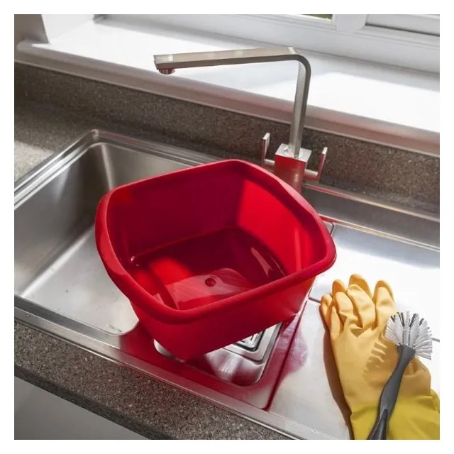 Čierny lavór Addis Rect, 8 l