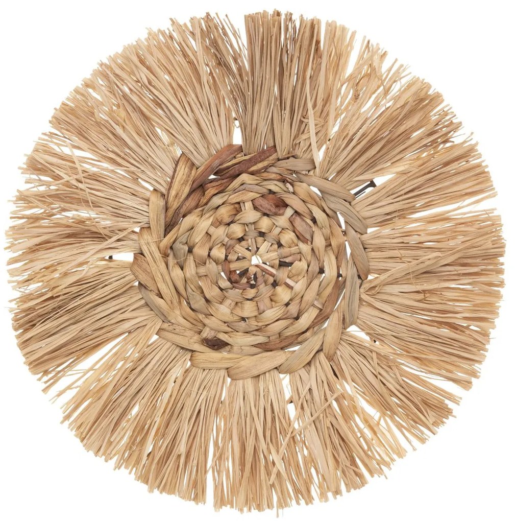 Dekorácia na stenu z rafie Raffia (fi) 36 cm + 30 cm + 25 cm sada 3ks