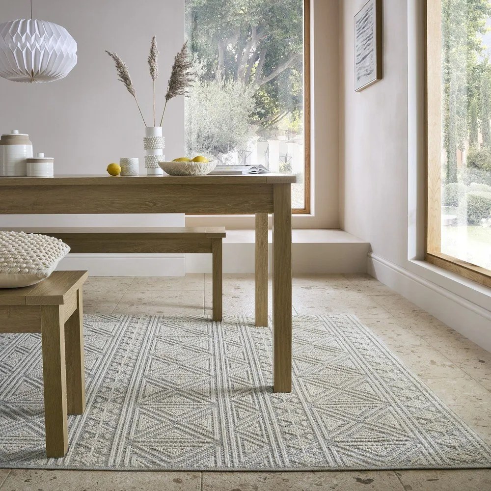 Sivý/béžový prateľný koberec 194x290 cm Lucia – Flair Rugs