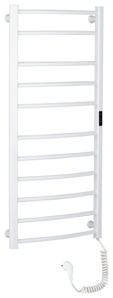 Cerano Luca, elektrický sušiak uterákov s displejom 1160x550 mm, 187W, biela, CER-LIV-W-EG-11-55