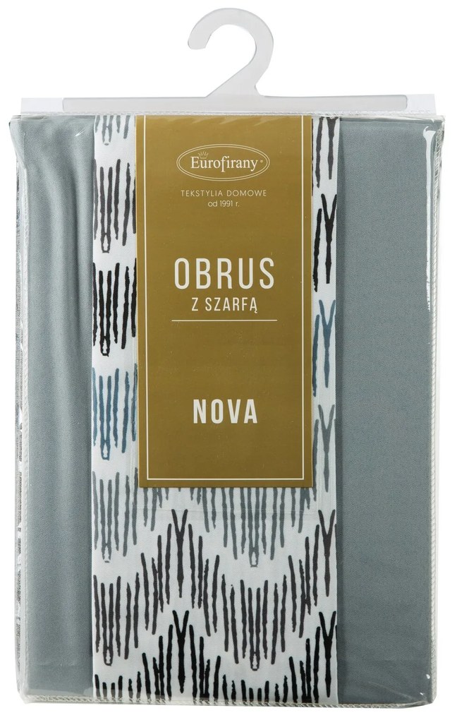 OBRUS ANITA2 SADA 140X180 CM, 33X180 CM VZOROVANÝ