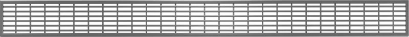 Mexen Flat M33 krytka žľabu 50 cm, brúsený grafit, 1E33050