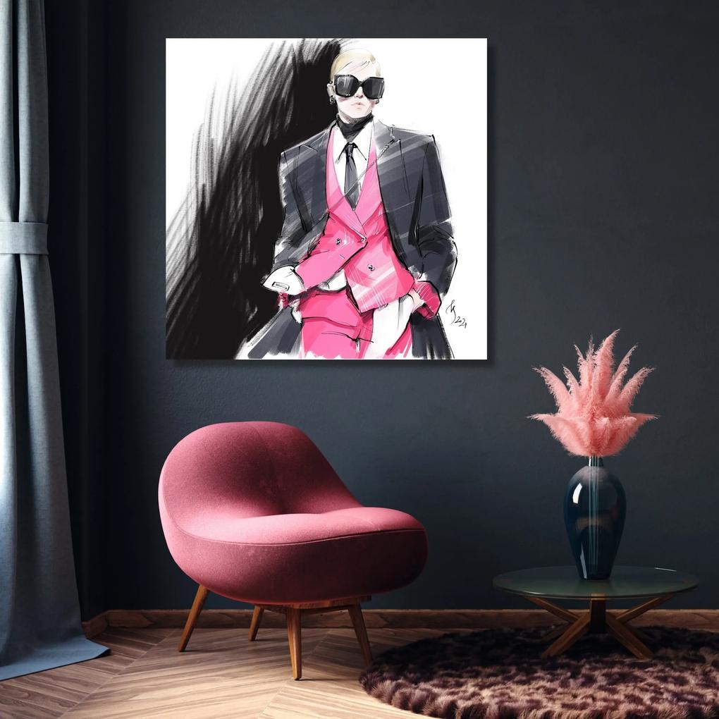 Gario Obraz na plátne Módne mólo pre ženy Paríž - Irina Sadykova Rozmery: 30 x 30 cm