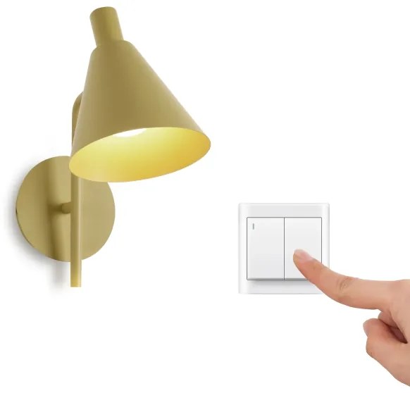 Brilagi - LED Nástenná lampa LUCERA LED/3W/230V žltá