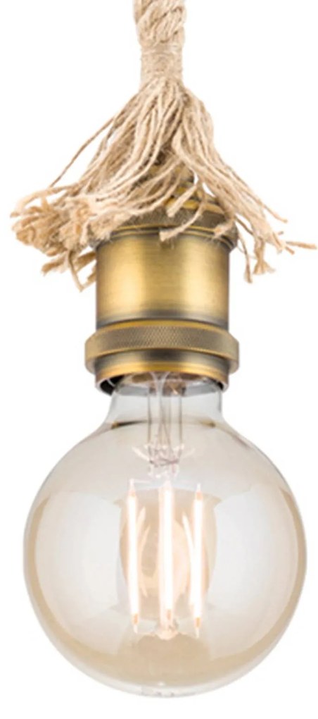 Závesná lampa Bassena vo vzhľade vintage