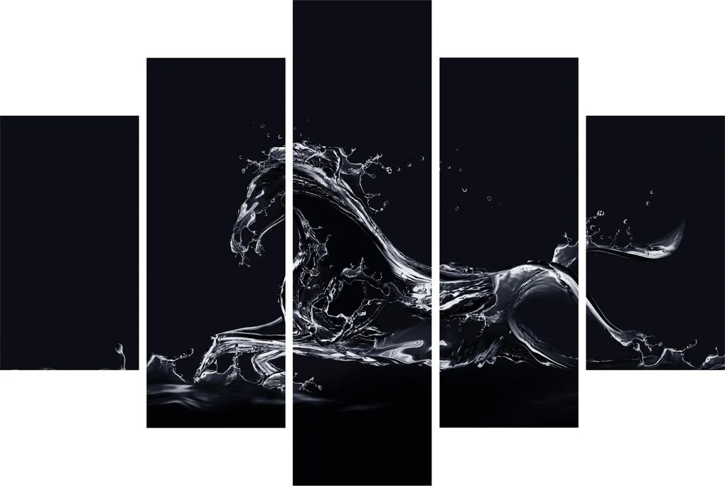 Obraz - Kôň a voda (150x105 cm)
