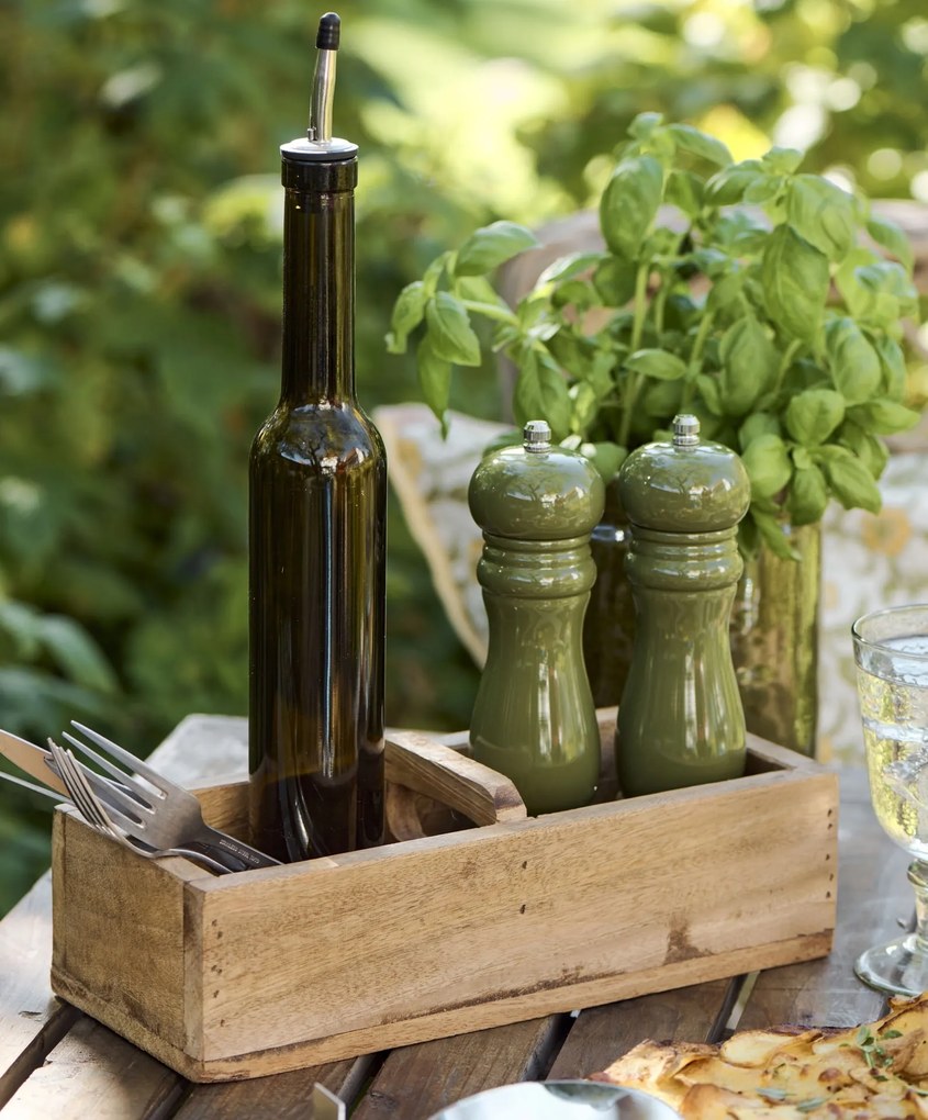 Ib Laursen Mlynček na soľ alebo korenie Olive Green Korenie