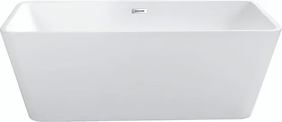 Besco Akrylátová voľne stojaca vaňa Evita 160x80 BESCO-Typ výpuste: Click-Clack s prepadom, čierna, BESCO-Rozmery: 160x80, BESCO-Farba: Biela