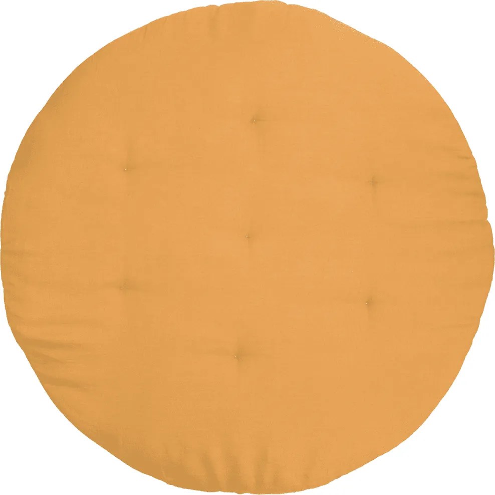 Detská ľanová podložka na hranie karamelová