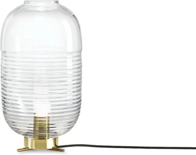 Bomma Stolná lampa Lantern, clear/polished brass
