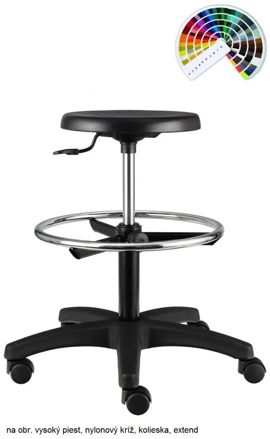 ALBA Pracovná stolička taburet NORA PU