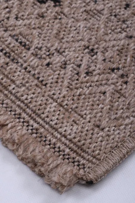 Koberec Indiana 08524A JUTE / BLACK