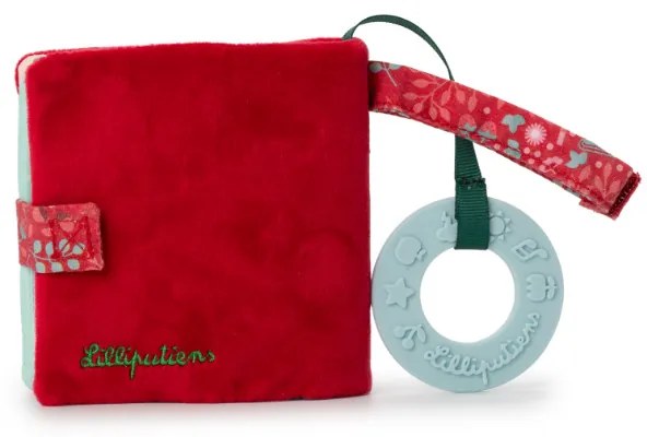 Lilliputiens - Červená Čiapočka - textilná knižka s hryzadielkom