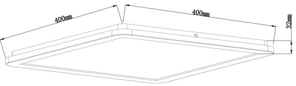 Globo 41563-24W - LED Kúpeľňové stropné svietidlo SAPANA LED/24W/230V IP44 biela