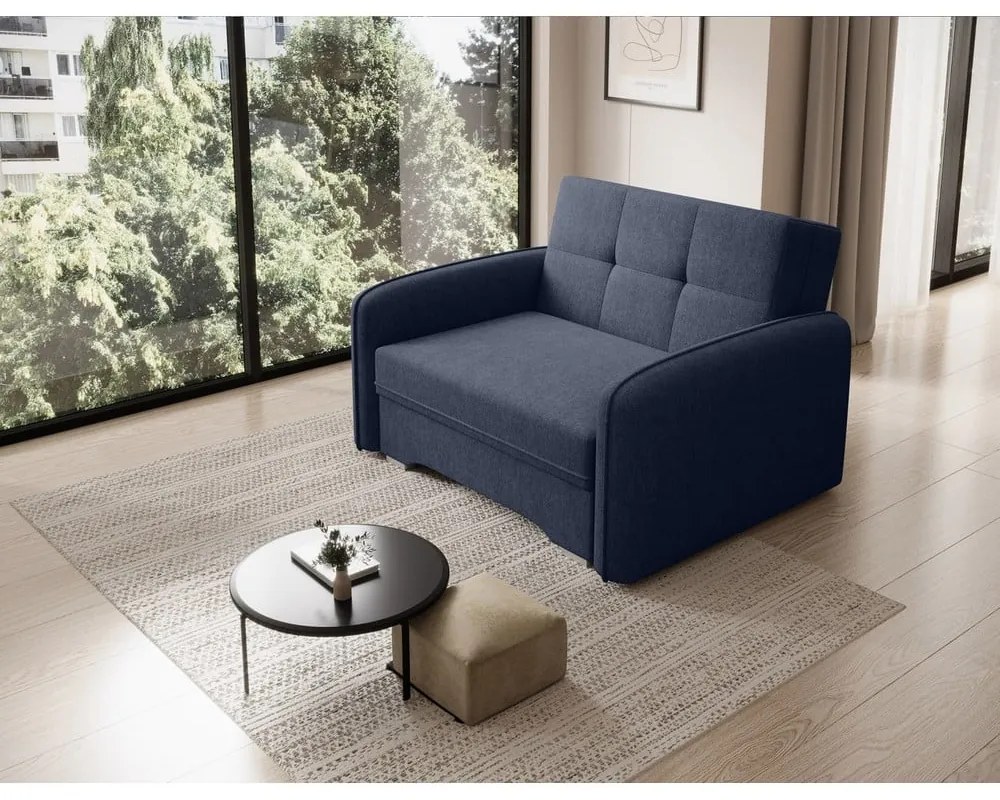 Tmavomodré kreslo Laine – ELTAP