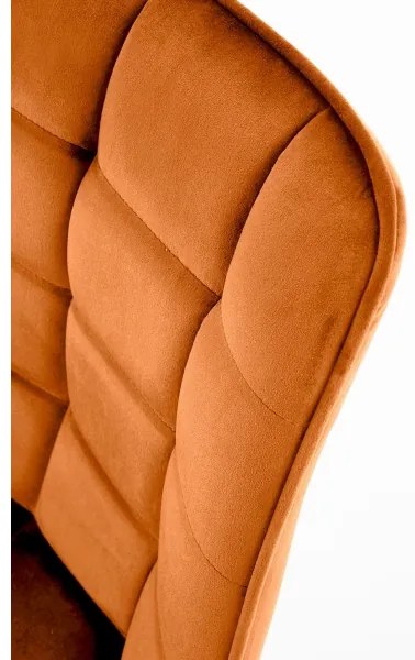 Jedálna stolička COMORO, 1 ks, hnedá (škoricová)