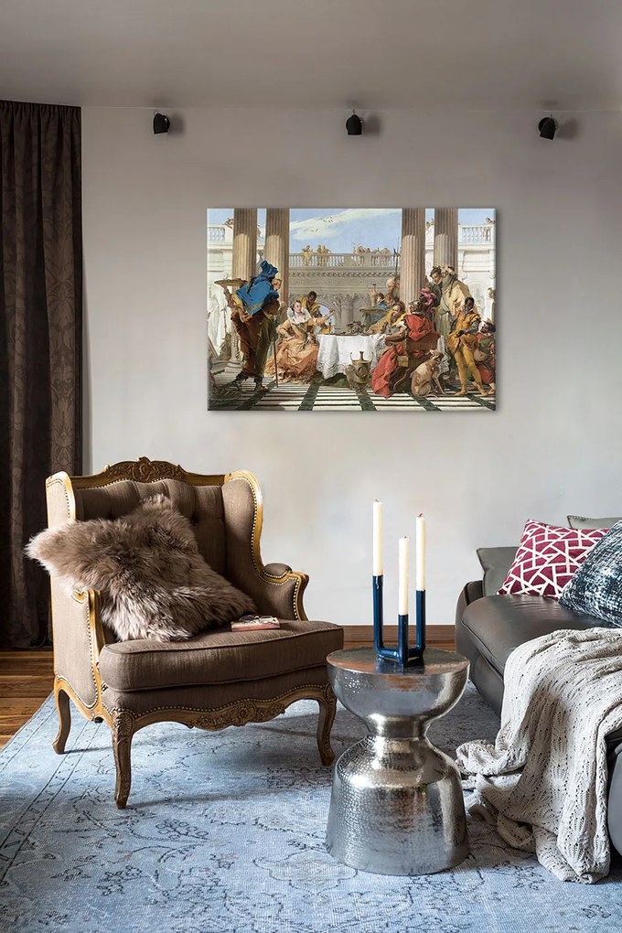 Obraz na plátne Giambattista Tiepolo - Kleopatrina hostina | rôzne rozmery